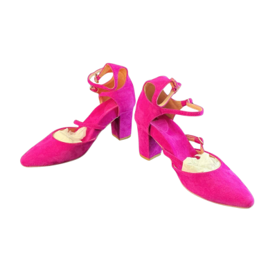 Bared  Womens Honeyeater suede Size 37 Heels Magenta Pink  