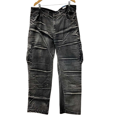 Shark - Mens Distressed Stretch protective Cargos Black/Grey- Size 44
