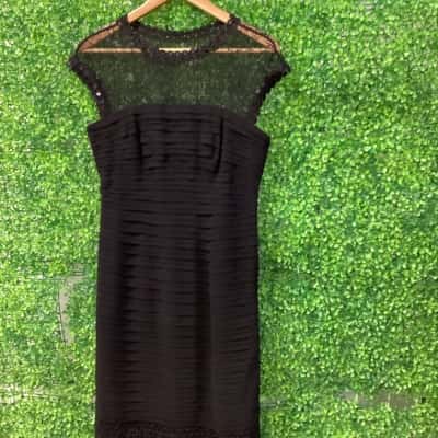 Anthea Crawford Womens  Size 8 Cocktail Dress Black  