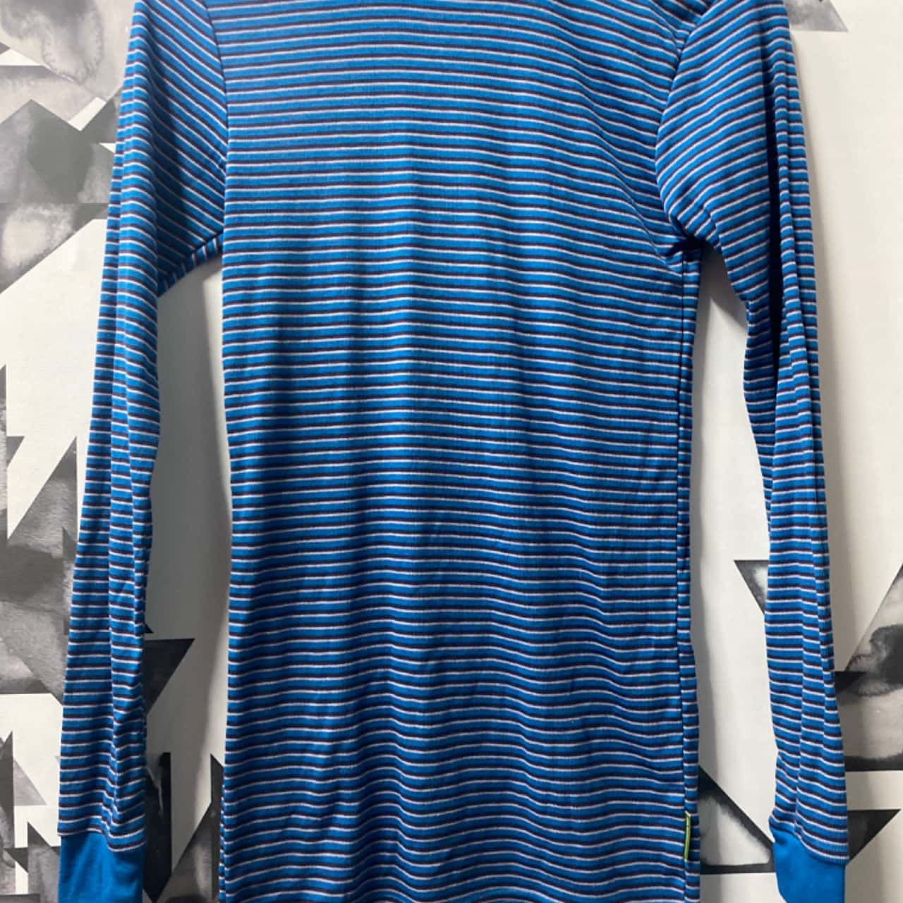 ONLY Onlweekday Reg S/S Stripe Top Box Jrs T-Shirt, Pumice Stone/Stampa: Happy (Nomad), S Donna