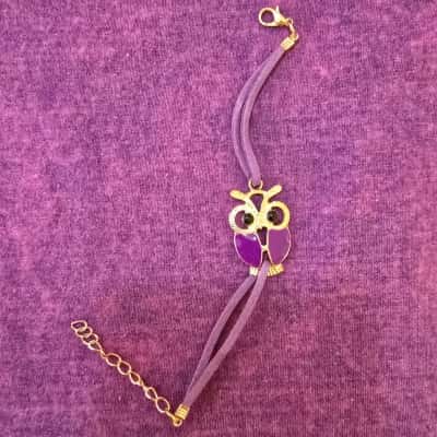 Womens Bracelet Purple Owl 