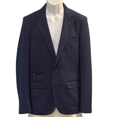 Politix Mens Size S Suit Jacket Navy Blue