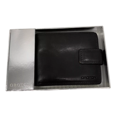 Oroton Gelman Black Wallet