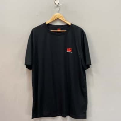 Canterbury Mens  Size XXL Fitness/Training T-shirt Black  / Red 