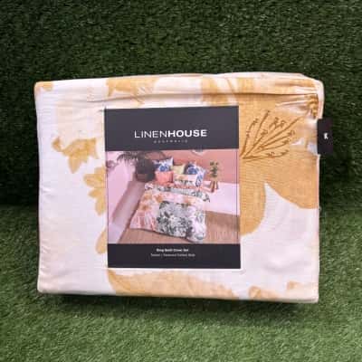 Linen House Toulon King Quilt Cover Set (New)