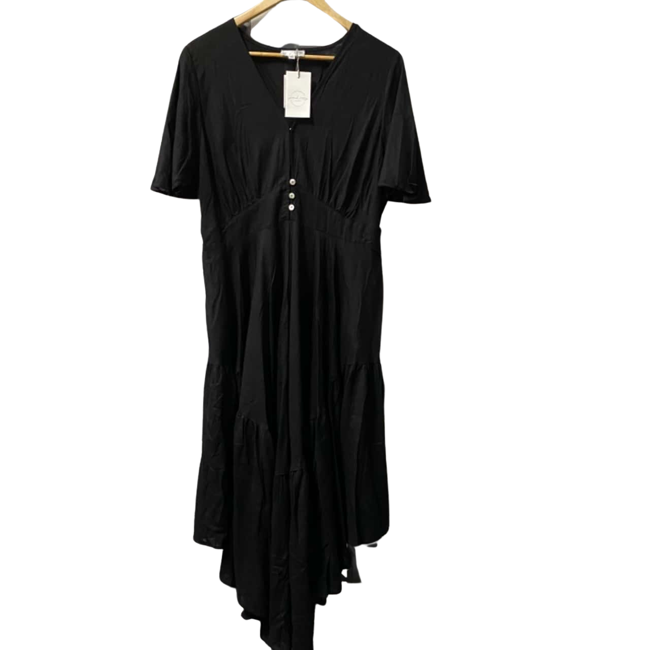Proud Poppy Womens Size 20 Short Sleeve Dress Black (s)