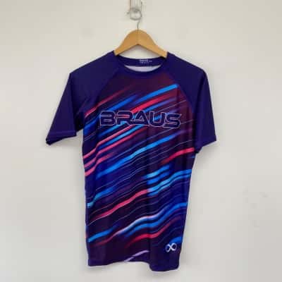 Braus Blue Short Sleeve T-shirt Size XL 