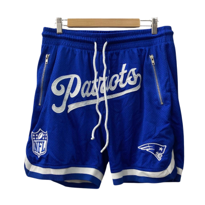  Mens NFL Patriots Shorts Size M Blue / White 