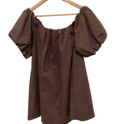 The Fated Womens  Size 12 Mini Dress Brown 