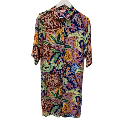 Gorman Womens  Size 4 Shirt Dress Multicoloured 