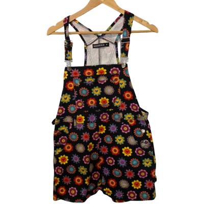 Dangerfield Womens Size 8 Floral Overalls