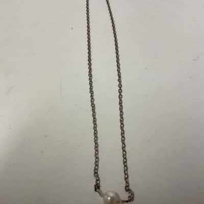 Solid rocks jewellery designs Womens Necklace fresh water Pearl / Silver 
