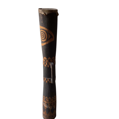 P.N.G. SNAKE SKIN TRIBAL DRUM
