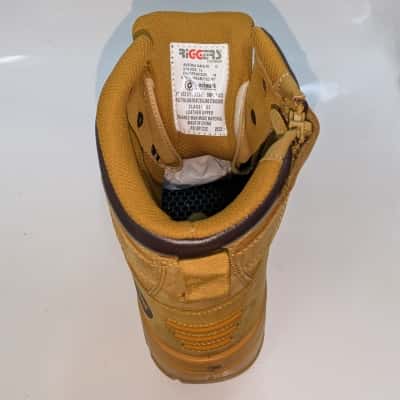 Riggers Mens Khaki Steel Toe Work-boot Size 12