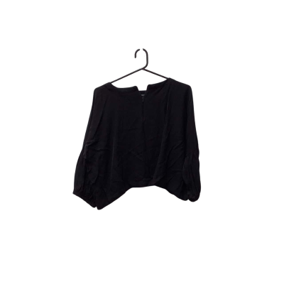 Alpha60 Womens  Size S Long Sleeve Shirt Black  