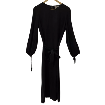 HUMIDITY  Womens  Size 12 Long Sleeve Dress Black  