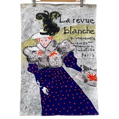 La Revue Blanche Cotton Tea Towel