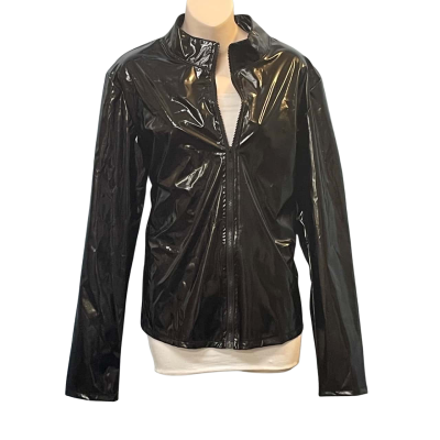 Iefiel Womens  Size XXL Biker Jacket Black  