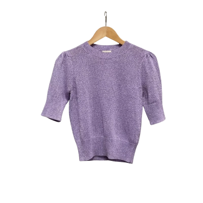 Gorman Womens  Size 6 Short Sleeve Top Purple 
