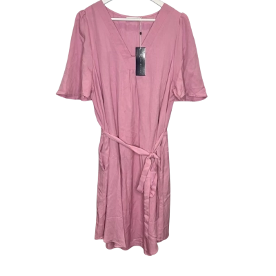 PQ Womens  Size L / M Midi Dress Pink  
