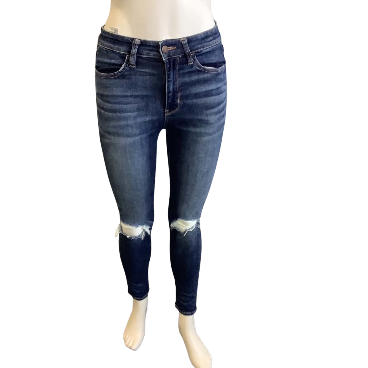 Size 6 Skinny Distressed Jeans Blue