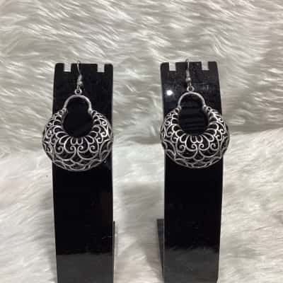  Women's Filigree Hoop Earrings 