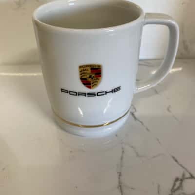 Porsche Crest porcelain mug