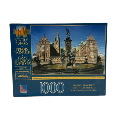 Sure-Lox ‘Stately Manors - Fredericksburg Castle’ 1000pc Jigsaw Puzzle - New Sealed in Box