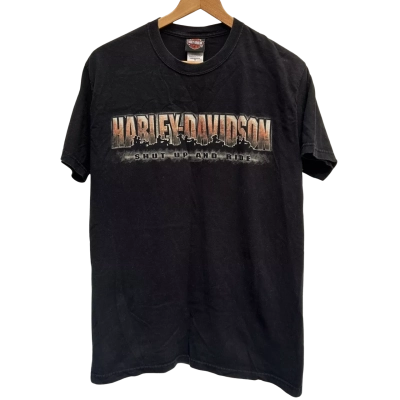 Harley Davidson Mens Size M Black T-Shirt