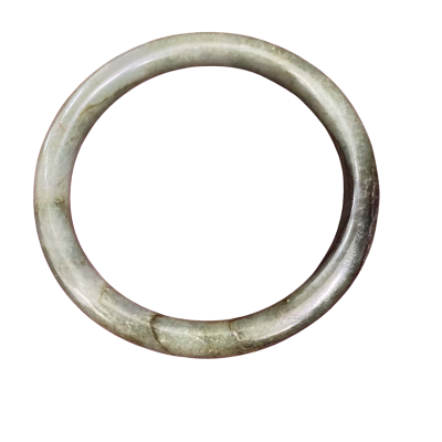 Natural spinach green 7.5cm Jadite Womens Bangle 