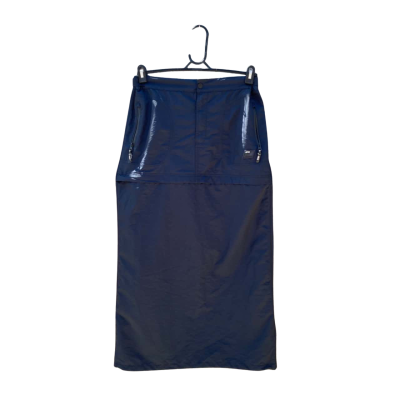 Womens Iets Frans Size M Transformation Skirt Navy Blue