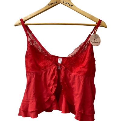 Bras N Things Womens  Size 14 Bra Red 