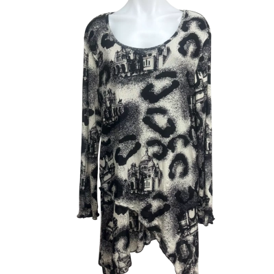Cordelia Street Womens  Size 14 Black  / Pattern / White 