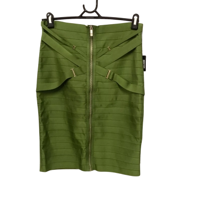 Honey Birdette Womens  Size XL Midi Skirt Green 
