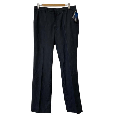 Tarocash Mens  Size 32 Dress Pants Charcoal Stripe BNWT 