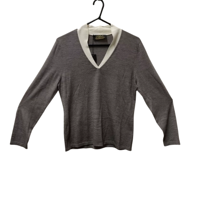  Jemala Knit Vneck Womens  Size L Brown 