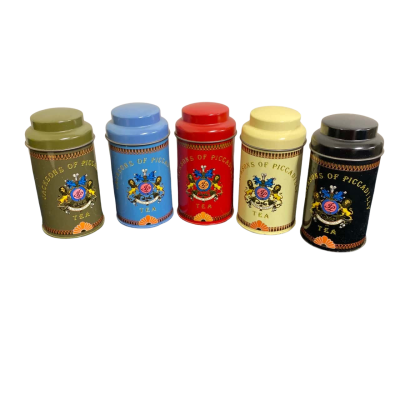 6 Collectable Jackson’s of Piccadilly Tea Tins 