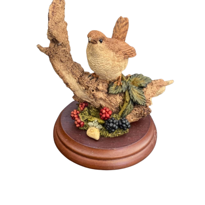 Hand Painted Worcestershire England Bird