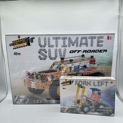 Construct It Ultimate SUV Off-Roader & Forklift (both sealed)