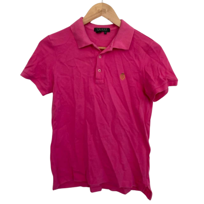 Lauren Ralph Lauren Womens  Size S Polo Shirt Pink  