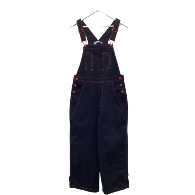 Black Friday Contrast Stitch Overalls Size 10 BNWT