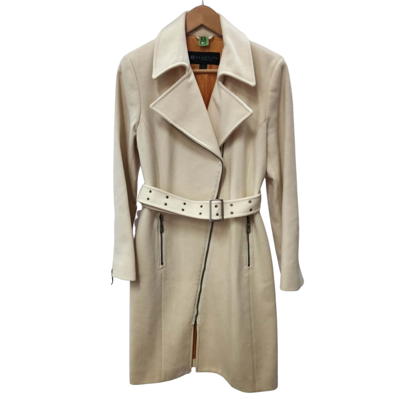 Cole Reaction Womens Size 10 Trench Coat Nude (s)