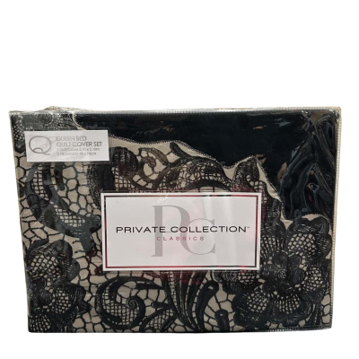 New With Tags PRIVATE COLLECTION CLASSICS Queen Bed Quilt Cover Set