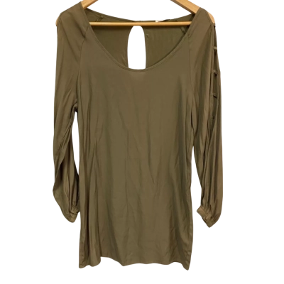 BNWT Pink Stitch Dress Size 8 Khaki 