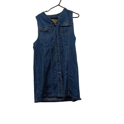 Liz Claiborne Women's  Size XS Casual Dress / Denim Dress / Sleeveless Dress  Blue 