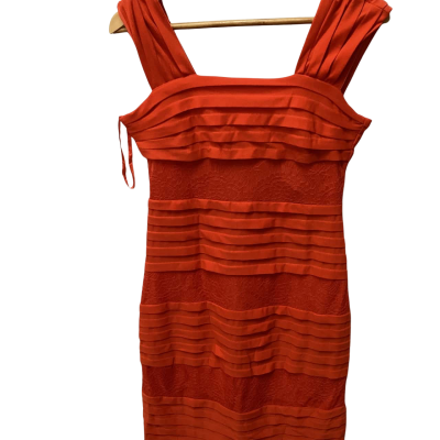 Teaberry Womens  Size 10 Cocktail Dress orange (f)