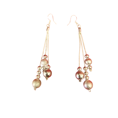  Womens Earrings Silver Tone Long Ball Drop Earrings