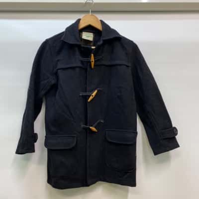 BLUEY JUNIOR Vintage Showerproof Wool Toggle Jacket est. Size 10  