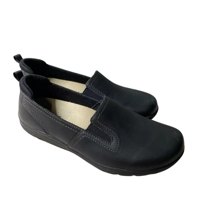 Planet Shoes Black Leather Slip On Flats Size US 8
