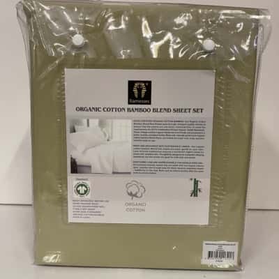 Ramesses - Organic Cotton Bamboo Blend Sheet Set  King Size (Brand New) RRP$199